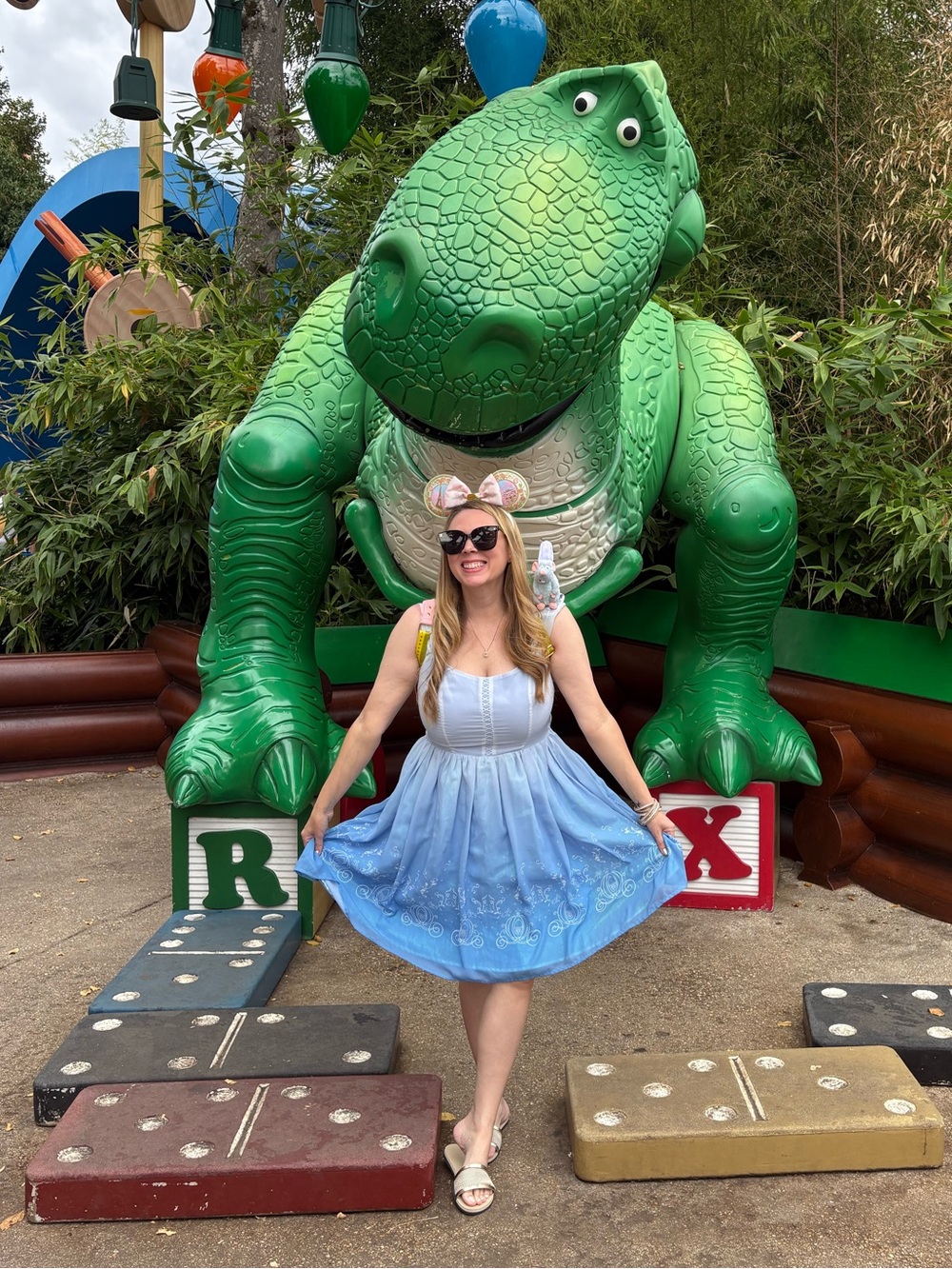 Disney Her Universe Cinderella Light Blue Off-Shoulder Mini Dress